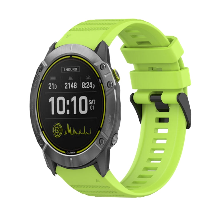 Cinturino in silicone a trama orizzontale da 26 mm con strumento di rimozione, For Garmin Enduro, For Garmin Fenix 6X, For Garmin Fenix 6X Pro