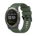 Cinturino in silicone a trama orizzontale da 26 mm con strumento di rimozione, For Garmin Enduro, For Garmin Fenix 6X, For Garmin Fenix 6X Pro