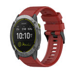 Cinturino in silicone a trama orizzontale da 26 mm con strumento di rimozione, For Garmin Enduro, For Garmin Fenix 6X, For Garmin Fenix 6X Pro