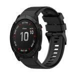 Cinturino in silicone a trama orizzontale da 26 mm con strumento di rimozione, For Garmin Enduro, For Garmin Fenix 6X, For Garmin Fenix 6X Pro