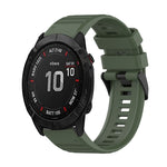 Cinturino in silicone a trama orizzontale da 26 mm con strumento di rimozione, For Garmin Enduro, For Garmin Fenix 6X, For Garmin Fenix 6X Pro