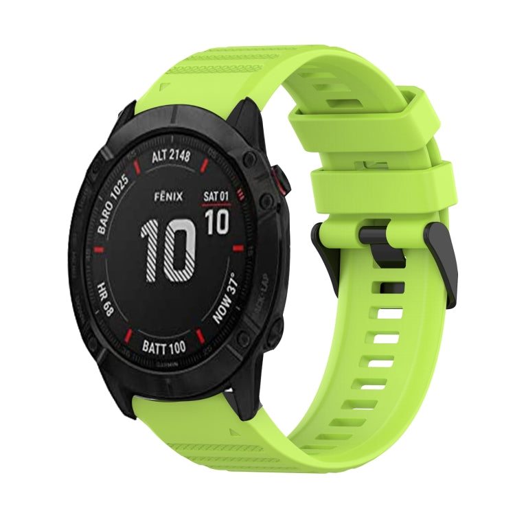 Cinturino in silicone a trama orizzontale da 26 mm con strumento di rimozione, For Garmin Enduro, For Garmin Fenix 6X, For Garmin Fenix 6X Pro