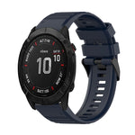 Cinturino in silicone a trama orizzontale da 26 mm con strumento di rimozione, For Garmin Fenix 6X Sapphire, For Garmin Fenix 5X Sapphire, For Garmin Fenix 5X Plus