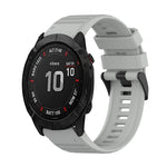Cinturino in silicone a trama orizzontale da 26 mm con strumento di rimozione, For Garmin Fenix 6X Sapphire, For Garmin Fenix 5X Sapphire, For Garmin Fenix 5X Plus