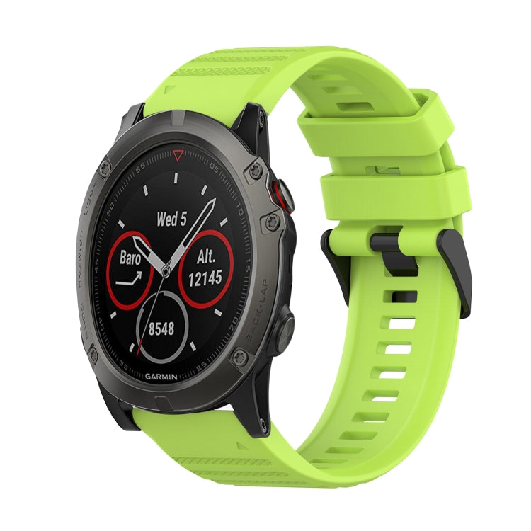 Cinturino in silicone a trama orizzontale da 26 mm con strumento di rimozione, For Garmin Fenix 6X Sapphire, For Garmin Fenix 5X Sapphire, For Garmin Fenix 5X Plus