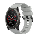Cinturino in silicone a trama orizzontale da 26 mm con strumento di rimozione, For Garmin Fenix 6X Sapphire, For Garmin Fenix 5X Sapphire, For Garmin Fenix 5X Plus