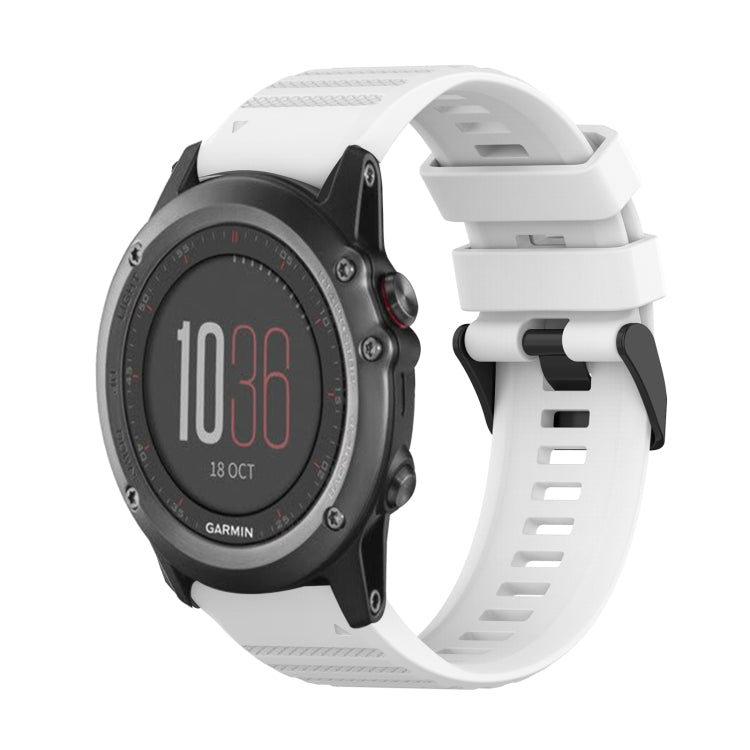 Cinturino in silicone a trama orizzontale da 26 mm con strumento di rimozione, For Garmin Fenix 3, For Garmin Fenix 3 HR, For Garmin Fenix 3 Sapphire