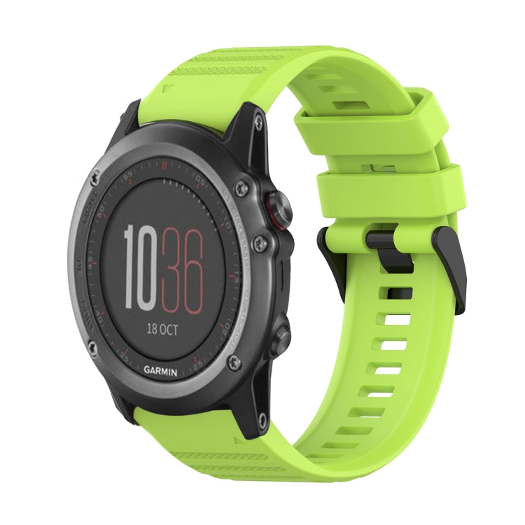 Cinturino in silicone a trama orizzontale da 26 mm con strumento di rimozione, For Garmin Fenix 3, For Garmin Fenix 3 HR, For Garmin Fenix 3 Sapphire