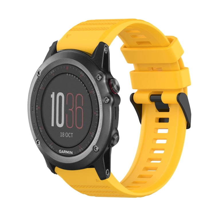 Cinturino in silicone a trama orizzontale da 26 mm con strumento di rimozione, For Garmin Fenix 3, For Garmin Fenix 3 HR, For Garmin Fenix 3 Sapphire