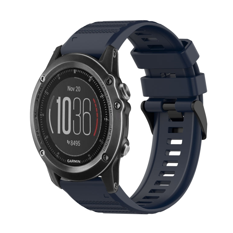 Cinturino in silicone a trama orizzontale da 26 mm con strumento di rimozione, For Garmin Fenix 3, For Garmin Fenix 3 HR, For Garmin Fenix 3 Sapphire