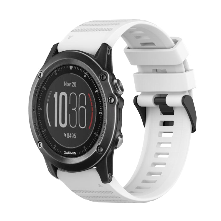 Cinturino in silicone a trama orizzontale da 26 mm con strumento di rimozione, For Garmin Fenix 3, For Garmin Fenix 3 HR, For Garmin Fenix 3 Sapphire