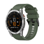 Cinturino in silicone a trama orizzontale da 22 mm con strumento di rimozione, For Garmin Epix Gen 2, For Garmin Approach S62, For Garmin Fenix 6 GPS