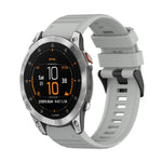 Cinturino in silicone a trama orizzontale da 22 mm con strumento di rimozione, For Garmin Epix Gen 2, For Garmin Approach S62, For Garmin Fenix 6 GPS