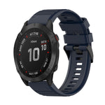 Cinturino in silicone a trama orizzontale da 22 mm con strumento di rimozione, For Garmin Epix Gen 2, For Garmin Approach S62, For Garmin Fenix 6 GPS