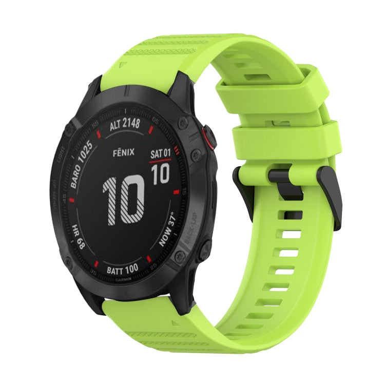 Cinturino in silicone a trama orizzontale da 22 mm con strumento di rimozione, For Garmin Epix Gen 2, For Garmin Approach S62, For Garmin Fenix 6 GPS