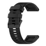 Cinturino in silicone a trama orizzontale da 22 mm con strumento di rimozione, For Garmin Fenix 6 Pro GPS, For Garmin Fenix 6 Sapphire GPS, For Garmin Fenix 5