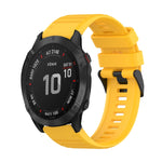 Cinturino in silicone a trama orizzontale da 22 mm con strumento di rimozione, For Garmin Fenix 6 Pro GPS, For Garmin Fenix 6 Sapphire GPS, For Garmin Fenix 5