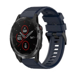Cinturino in silicone a trama orizzontale da 22 mm con strumento di rimozione, For Garmin Fenix 5 Plus, For Garmin Quatix 5, For Garmin Quatix 5 Sapphire