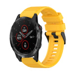Cinturino in silicone a trama orizzontale da 22 mm con strumento di rimozione, For Garmin Fenix 5 Plus, For Garmin Quatix 5, For Garmin Quatix 5 Sapphire