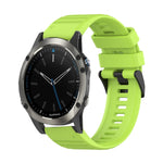 Cinturino in silicone a trama orizzontale da 22 mm con strumento di rimozione, For Garmin Fenix 5 Plus, For Garmin Quatix 5, For Garmin Quatix 5 Sapphire