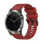 Cinturino in silicone a trama orizzontale da 22 mm con strumento di rimozione, For Garmin Fenix 5 Plus, For Garmin Quatix 5, For Garmin Quatix 5 Sapphire