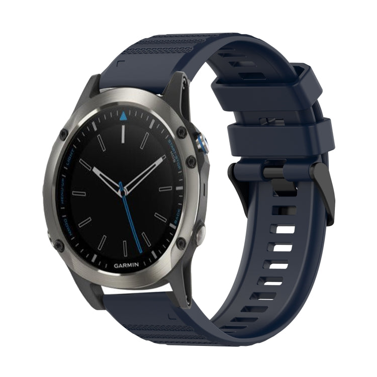 Cinturino in silicone a trama orizzontale da 22 mm con strumento di rimozione, For Garmin Fenix 5 Plus, For Garmin Quatix 5, For Garmin Quatix 5 Sapphire