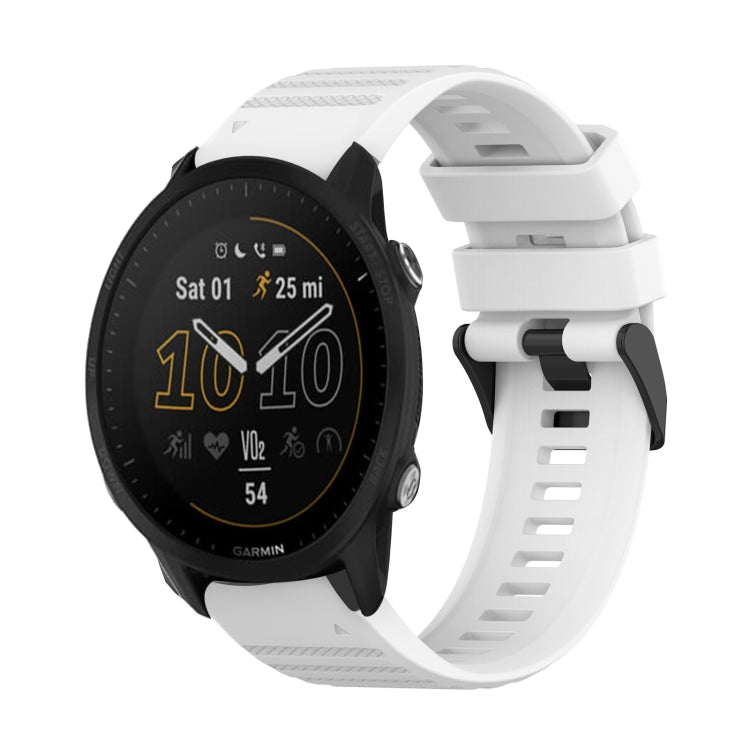 Cinturino in silicone a trama orizzontale da 22 mm con strumento di rimozione, For Garmin Forerunner 955, For Garmin Forerunner 945, For Garmin Forerunner 935