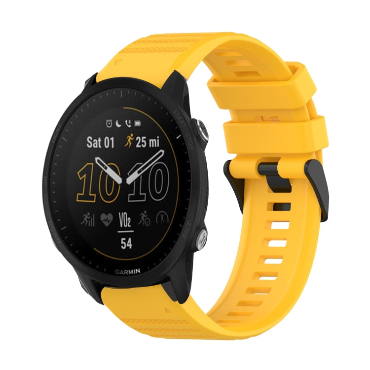 Cinturino in silicone a trama orizzontale da 22 mm con strumento di rimozione, For Garmin Forerunner 955, For Garmin Forerunner 945, For Garmin Forerunner 935