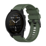 Cinturino in silicone a trama orizzontale da 22 mm con strumento di rimozione, For Garmin Forerunner 955, For Garmin Forerunner 945, For Garmin Forerunner 935