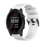 Cinturino in silicone a trama orizzontale da 22 mm con strumento di rimozione, For Garmin Forerunner 955, For Garmin Forerunner 945, For Garmin Forerunner 935