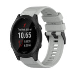 Cinturino in silicone a trama orizzontale da 22 mm con strumento di rimozione, For Garmin Forerunner 955, For Garmin Forerunner 945, For Garmin Forerunner 935