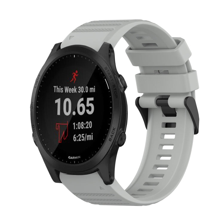 Cinturino in silicone a trama orizzontale da 22 mm con strumento di rimozione, For Garmin Forerunner 955, For Garmin Forerunner 945, For Garmin Forerunner 935