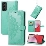 Per Samsung Galaxy A14 5G Custodia in pelle goffrata fiore mandala