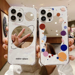 Custodia per telefono a specchio verniciata a colori, For iPhone 14 Pro, For iPhone 14 Pro Max