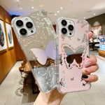 Custodia per telefono a specchio verniciata a colori, For iPhone 14 Pro, For iPhone 14 Pro Max