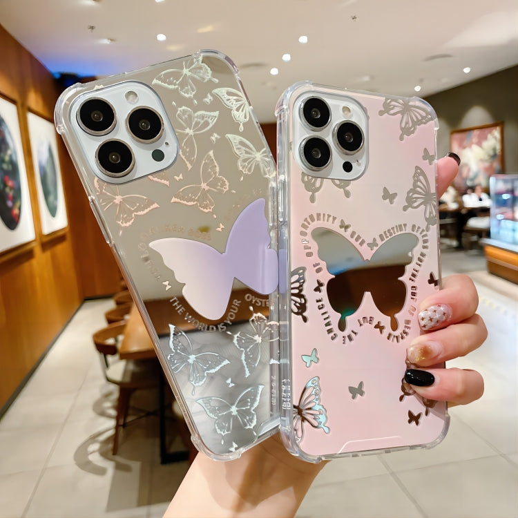 Custodia per telefono a specchio verniciata a colori, For iPhone 14 Pro, For iPhone 14 Pro Max