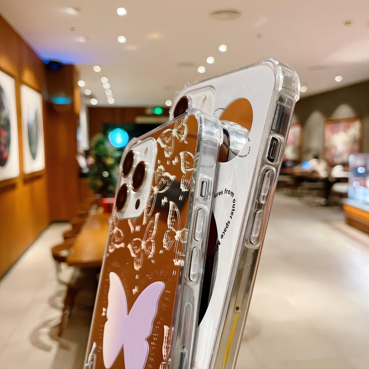 Custodia per telefono a specchio verniciata a colori, For iPhone 14 Pro, For iPhone 14 Pro Max