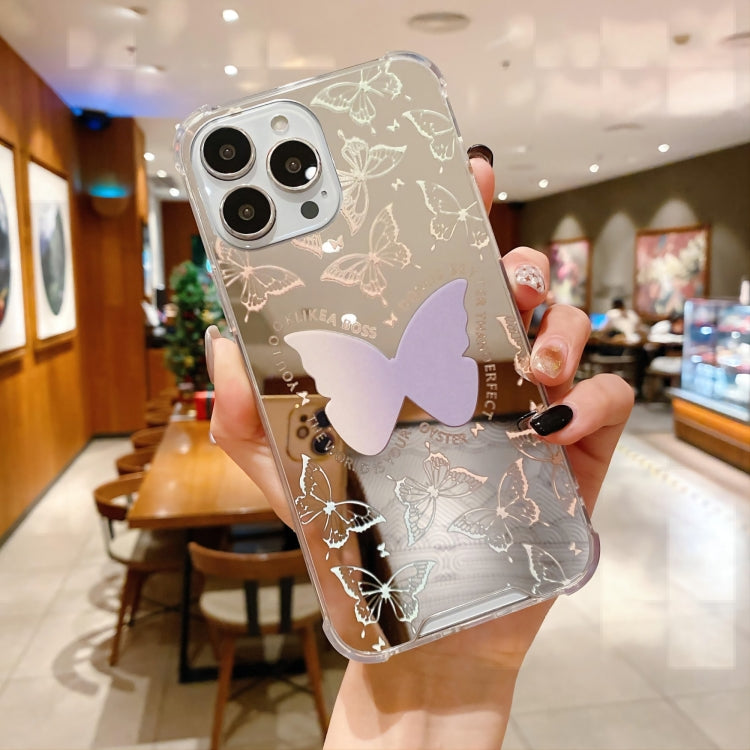 Custodia per telefono a specchio verniciata a colori, For iPhone 14 Pro, For iPhone 14 Pro Max
