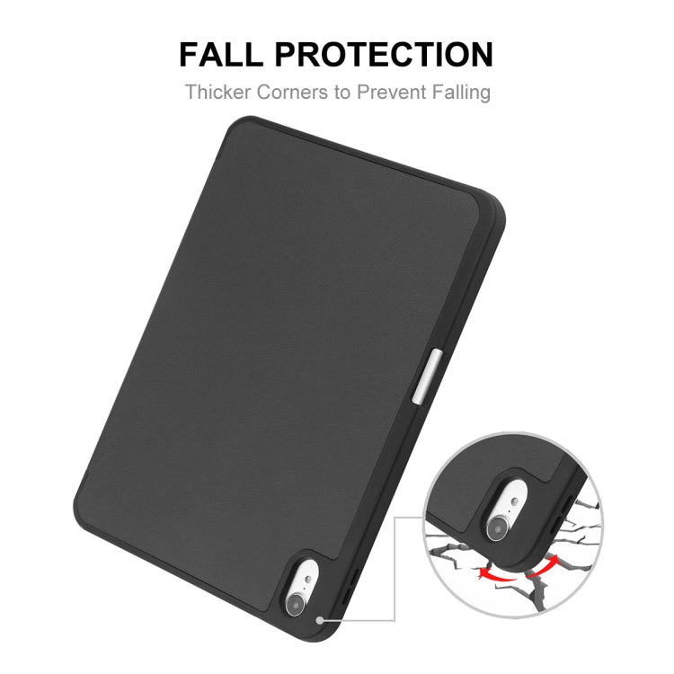 Per iPad 10.9 2022 ENKAY Custodia per tablet con supporto in pelle con cover posteriore in TPU ENKAY con slot per penna