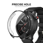 Per Amazfit GTR 4 ENKAY Hat-Prince Custodia in TPU elettrolitico con pellicola per schermo