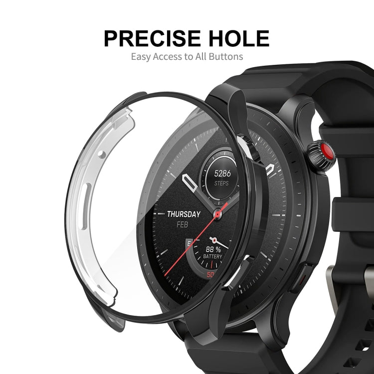 Per Amazfit GTR 4 ENKAY Hat-Prince Custodia in TPU elettrolitico con pellicola per schermo