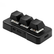 MK321BT Bluetooth 5.1 3 tasti Tasti personalizzati Gioco Office PS Clip Tastiera di programmazione macro