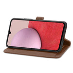 Per Samsung Galaxy A14 5G Custodia in pelle con cerniera fiore in rilievo, For Samsung Galaxy A14 5G