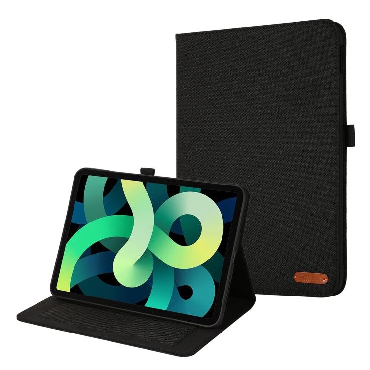 Custodia per tablet in pelle e tessuto con clip per biglietti da visita, For iPad 10th 10.9 2022