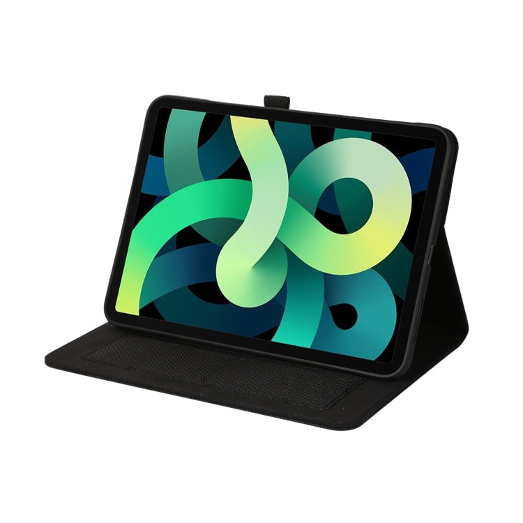Custodia per tablet in pelle e tessuto con clip per biglietti da visita, For iPad 10th 10.9 2022
