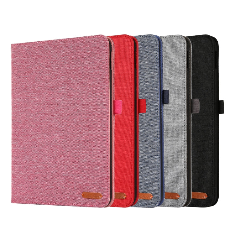 Custodia per tablet in pelle e tessuto con clip per biglietti da visita, For iPad 10th 10.9 2022