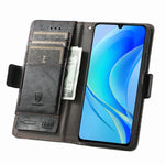 Custodia per telefono in pelle con doppia fibbia magnetica con giunzione Neo, For Huawei  Nova Y70, For Huawei Enjoy 50