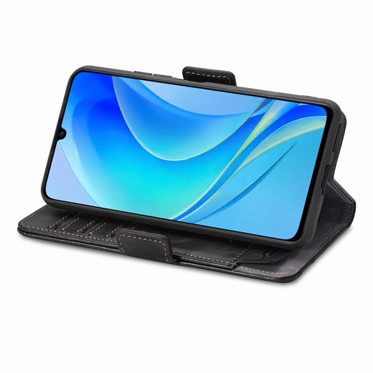 Custodia per telefono in pelle con doppia fibbia magnetica con giunzione Neo, For Huawei  Nova Y70, For Huawei Enjoy 50