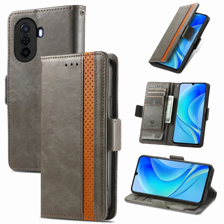 Custodia per telefono in pelle con doppia fibbia magnetica con giunzione Neo, For Huawei  Nova Y70, For Huawei Enjoy 50