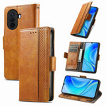 Custodia per telefono in pelle con doppia fibbia magnetica con giunzione Neo, For Huawei  Nova Y70, For Huawei Enjoy 50